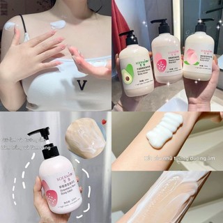 Sữa Dưỡng Ẩm Toàn Thân Trái Cây Trái Cây 320g Dưỡng Ẩm Dưỡng Ẩm Chống Đông Khô Toàn Thân Tẩy Tế Bào Chết Da Gà HHMBB0789