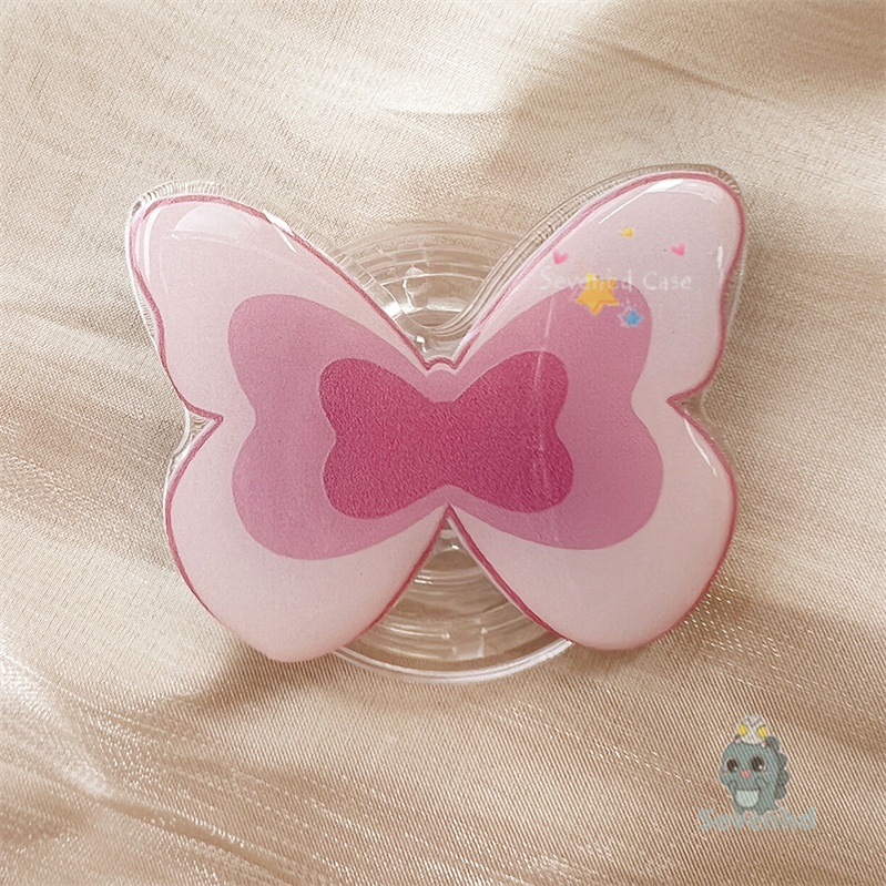 Ốp Điện Thoại Họa Tiết Sao Lấp Lánh Gắn Kèm Nhẫn Giữ Có Thể Gấp Gọn Dành Cho iPhone Android