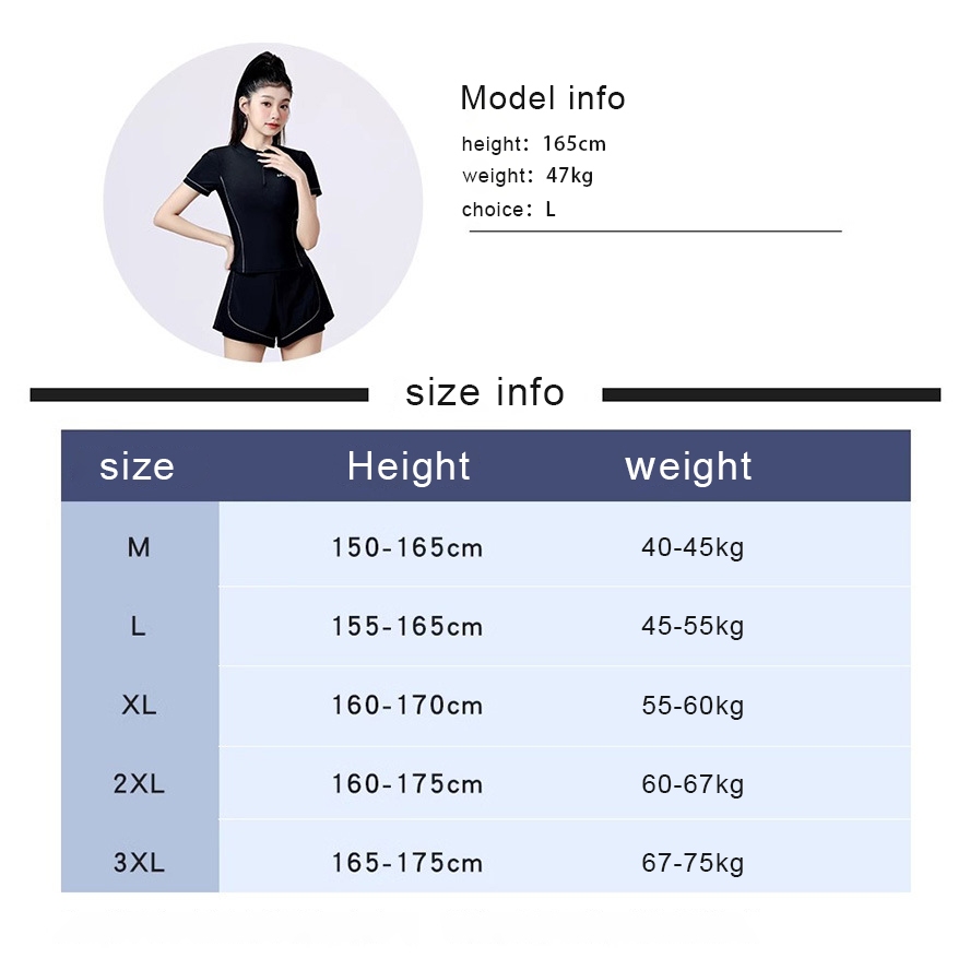 Bộ Đồ Bơi Ngắn Hai Lớp Thoáng Khí Mau Khô Phong Cách Thời Trang Mới 2023