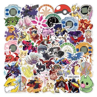 Nhãn dán Digimon Adventure ~ 100 cái / bộ Nhãn dán Graffiti chống nước