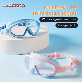 Kính bơi trẻ em Kappa Ống kính HD chống thấm nước và chống sương mù Kính bơi khung lớn dành cho trẻ em