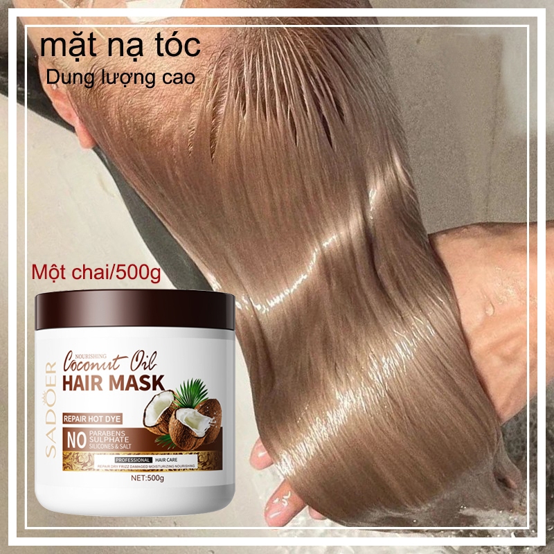 ❤️Chính Hãng❤️ Kem Ủ Tóc Collagen 500g Phục hồi tóc Phục hồi hư tổn khô xơ dưỡng mềm mượt Giảm gãy rụng và ngăn ngừa rụng tóc