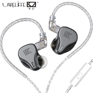 Tai nghe Uareliffe KZ DQ6 Bộ năng động 10mm + Hai thiết bị đơn 6mm Màn hình trong tai HiFi Tai nghe có dây giảm tiếng ồn âm trầm tốt với tai nghe nhạc cáp có thể tháo rời