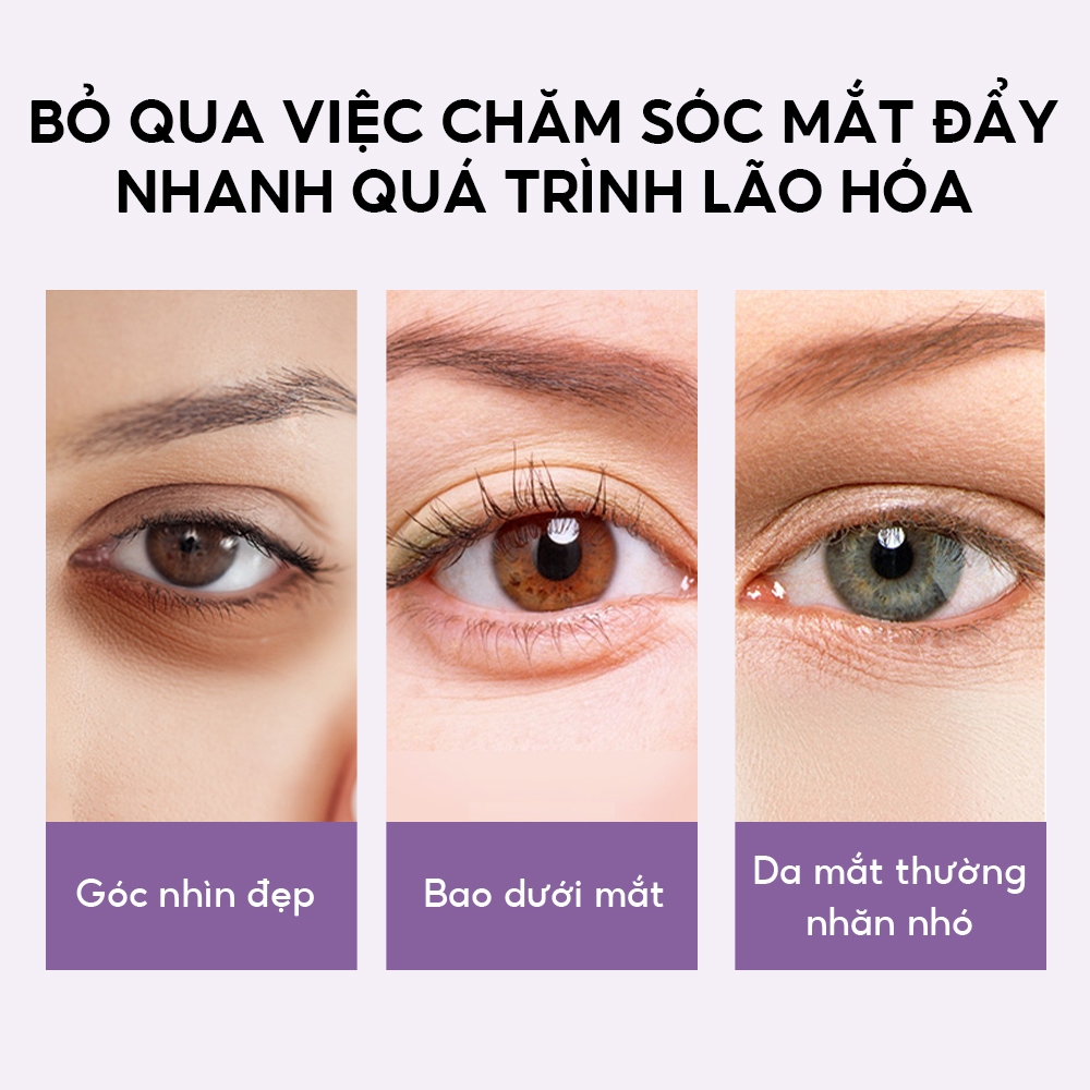 Mặt Nạ Mắt 5X Retinol Lanbena Chống Lão Hóa Và Làm Mờ Nếp Nhăn Cao Cấp 60 Miếng