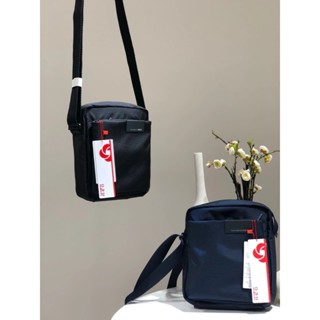Samsonite TURRIS i81 Samsonite Nylon Chống Thấm Nước Ba Chiều Vuông Kinh Doanh Đi Làm Giải Trí Túi IPAD Túi Đeo Vai Nhỏ Túi Messenger