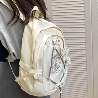 Jivil Ba lô nữ Nhật Bản Y2K phiên bản Hàn Quốc đa năng du lịch sức chứa lớn sinh viên đại học tối giản phương Tây xu hướng đường phố thông thường ba lô