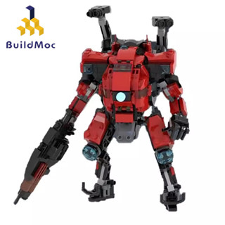 Buildmoc Titanfall 2 trò chơi Mô hình Titan Hoàng đế Mech Robot Khối xây dựng Hội Đồ chơi giáo dục Quà tặng cho trẻ em Khối MOC Đồ chơi 377 chiếc gạch MOC-166487