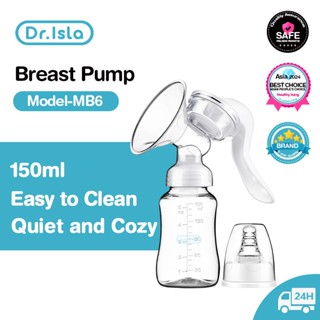 Dr.isla Bác sĩ Ban Đầu Hướng Dẫn Sử Dụng Máy Bơm Ngực Có Thể Điều Chỉnh Hút Silicone Bơm Tay Cho Mẹ 150ml MB6