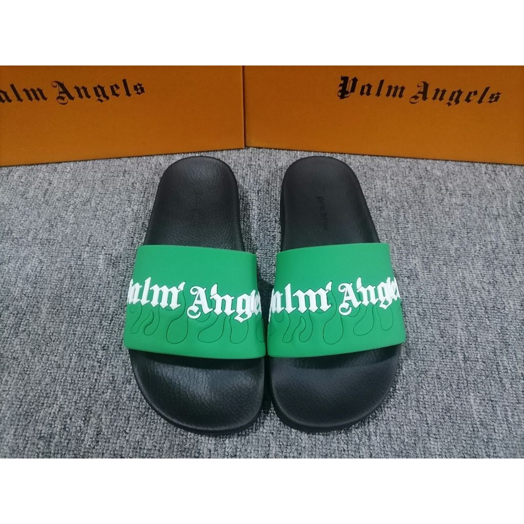 [Size Eur] Dép Nam Nữ Phong Cách PALM ANGELS Mặc Ngoài Mùa Hè 2022 Phong Cách Mới Hợp Thời Trang Giày Sandal Cặp Đôi Dép Đi Biển Ngoài Giày Flip-Flops 36-46