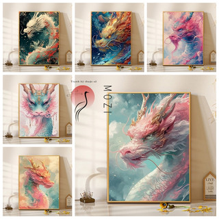  MOZI✨rồng 40*50cm tranh tô màu theo số tranh số hóa tranh số hoá theo yêu cầu tranh sơn dầu số hoá Phong Cách Mới Rồng Kỹ Thuật Số Tranh Sơn Dầu Sơn Tranh Vẽ Tay Tranh diy Phòng Khách Trang Trí Năm Mới Rồng Trang Trí Nhà Cửa Tranh 