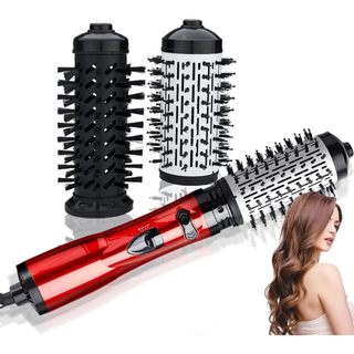 Bàn chải tóc xoay Keanes, Bàn chải máy sấy tóc xoay, dành cho tóc khô, tóc uốn tóc, duỗi tóc