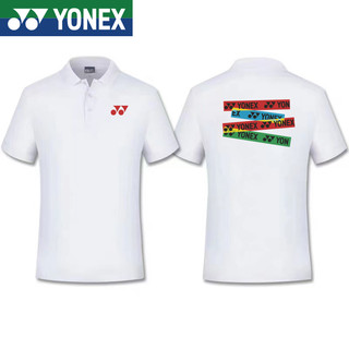 Yonex cầu lông áo polo 2024 mới cầu lông áo sơ mi polo dành cho nam nữ cổ đứng cổ cá sấu áo polo thời trang kinh doanh áo sơ mi lưới nhanh khô áo sơ mi cầu lông áo sơ mi công sở