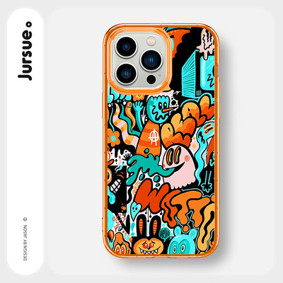 Ốp lưng JURSUE mềm chống bẩn ngầu nam độc lạ cho iPhone 16 15 14 13 12 11 Pro Max SE 2020 X XR XS ip 8 7 Plus Y4667Q