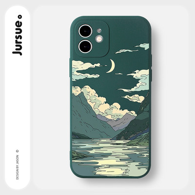 Ốp lưng JURSUE mềm dễ thương đẹp độc lạ cho iPhone 17 16 15 14 13 12 11 Pro Max SE 2020 X XR XS ip 8 7 Plus Y4677