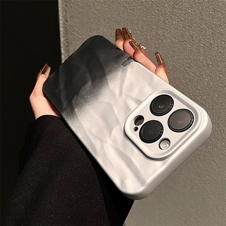 【TPU soft case/Silver+Black】Ốp lưng compatible for iphone 11 12 13 14 15 pro max case