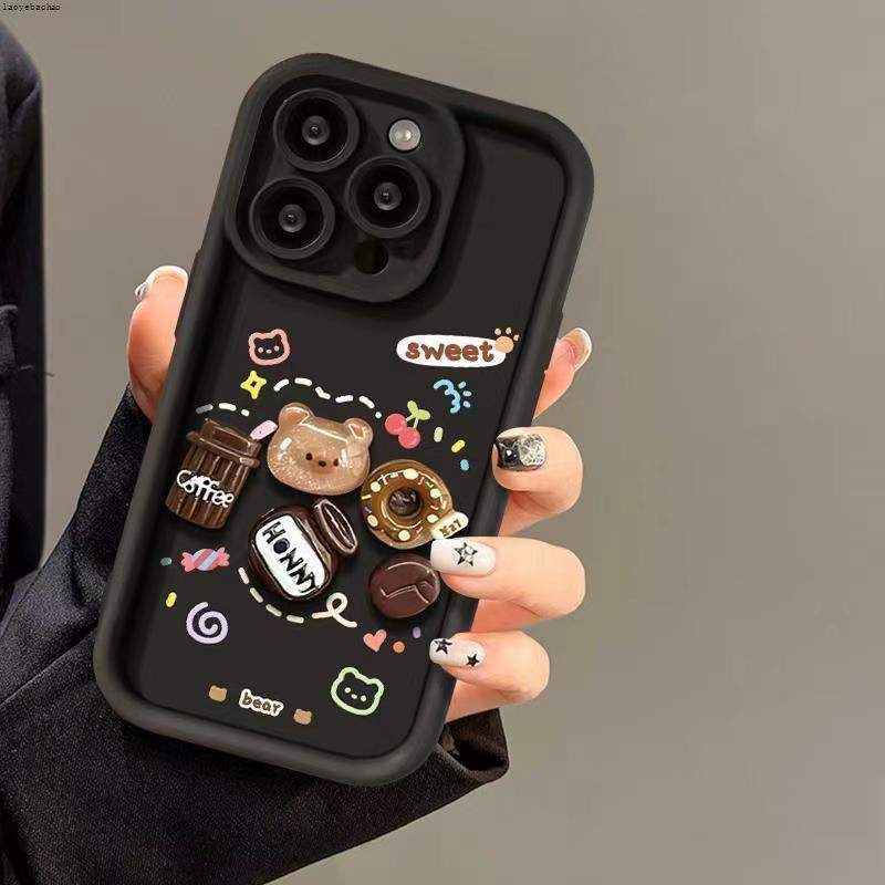 Ốp Điện Thoại Mềm Gắn Búp Bê Thiên Thần 3d Cho iphone 7plus 15 11 14 13 12 pro max xr 7 8 15 6s 6 plus xs max x se 2020