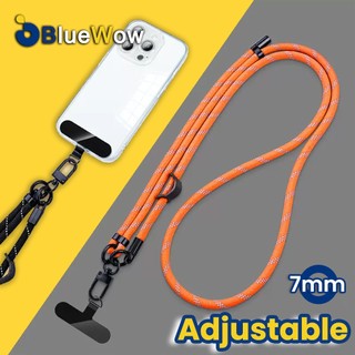 [Có thể điều chỉnh] Dây buộc điện thoại BlueWow Đường kính có thể điều chỉnh Vỏ đa năng ngoài trời đeo chéo Thẻ đeo vai Dây đeo cổ tay treo Dây đeo cổ tay chống mất