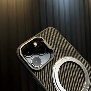 【Carbon fiber texture/Acrylic hard case/Black】ốp lưng compatible for iPhone 12 13 14 15 pro max case