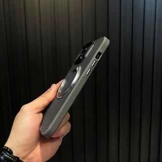【Carbon fiber texture/Acrylic hard case/Black】ốp lưng compatible for iPhone 12 13 14 15 pro max case