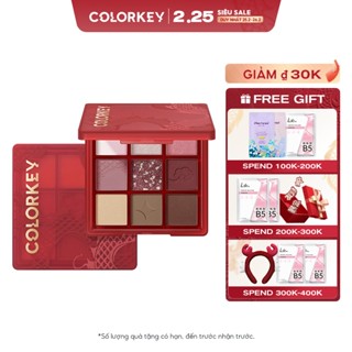 Bảng Phấn Mắt Colorkey 9g Chín Màu Đa Năng