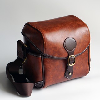 Túi đựng máy ảnh bằng da PU cho Fujifilm XT3 XT4 XT5 XH1 XT20 XT30 XE4 XE3 XA2 XS10 XS20 XA5 XA7 cho Panasonic GX80 GX9 GX7III FZ1000 FZ2000 GH4 Túi đeo vai