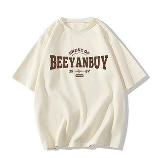 SELVZE Áo thun cotton ngắn tay dáng rộng in họa tiết cổ điển kiểu Mỹ thời trang và dễ dàng kết hợp áo thường ngày dành cho nữ
