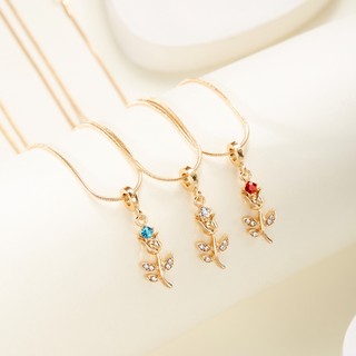 Gmai Hàn Quốc Hoa Tulip Vòng Cổ Cho Nữ Người Yêu Thời Trang Hoa Mặt Dây Chuyền Xương Đòn Dây Chuyền Quà Tặng Phụ Kiện
