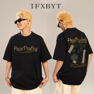 Áo thun local brand IFXBYT Y0808 ngầu áo phông phố cổ tròn oversize tee áo unisex form rộng 100% cotton