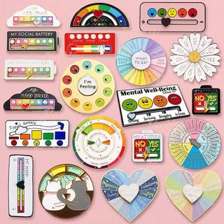 26 Kiểu Pin Tương Tác Dễ Thương Pin Xã Hội Của Tôi Pin Tinh Thần Hạnh Phúc Cảm Xúc Thổ Cẩm Theo Dõi Tâm Trạng Chân Tôi Cảm Thấy Xoay Men Trâm Cài Ve Áo Huy Hiệu Phụ Kiện Trang Sức Quà Tặng