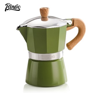 Bincoo cà phê mocha bộ nồi espresso ý nhỏ máy xay tay thiết bị cà phê cho gia đình 3 ly