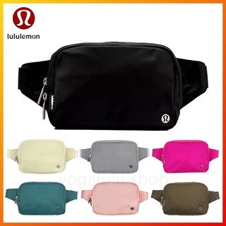Lululemon Sports Eopack 2L Thiết kế dây kéo Túi đeo vai tập thể dục nhiều túi
