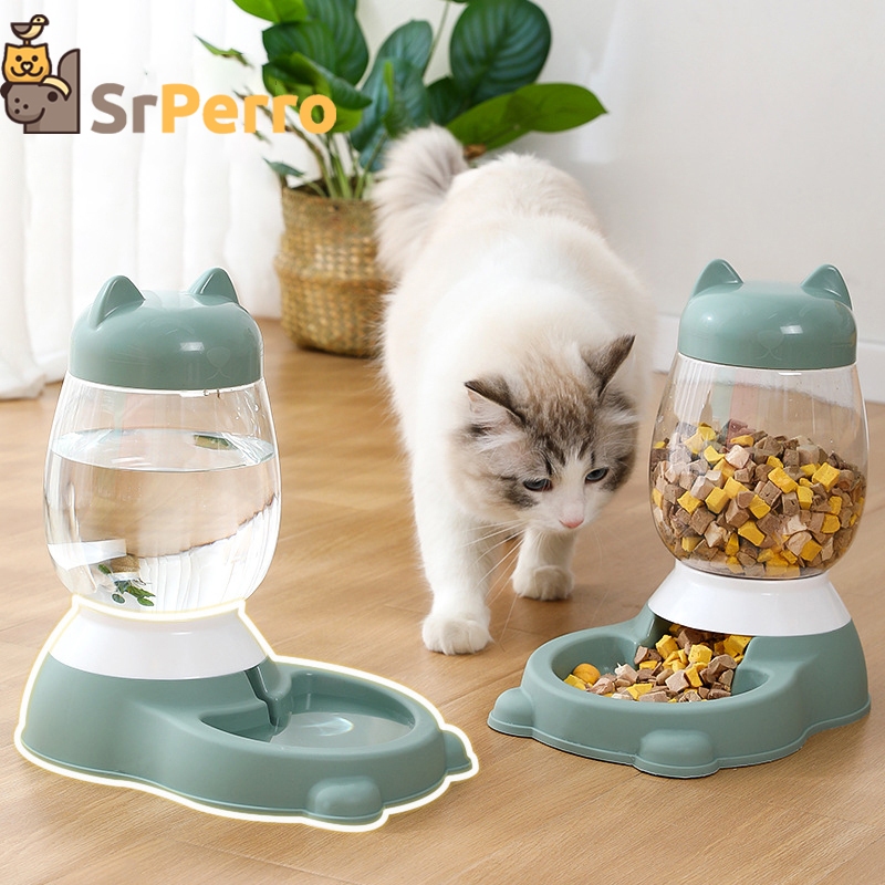 Srperro Bear Big Belly Bucket Bộ nạp nước cho thú cưng Bộ nạp tự động kết hợp