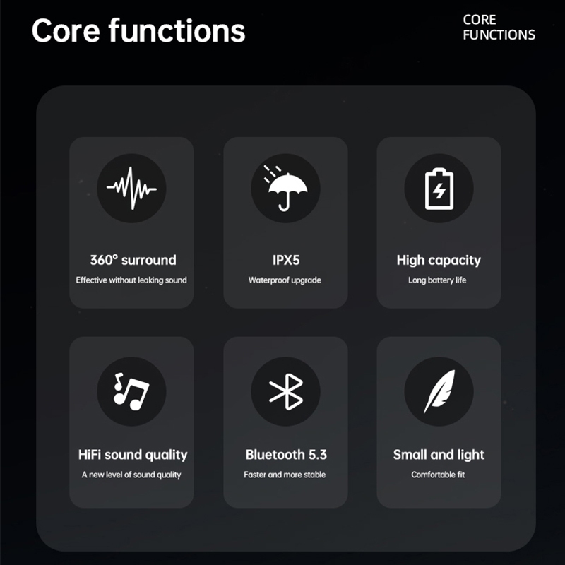 Jeep EW011 Tai Nghe Bluetooth 5.3 không dây âm thanh tốt Chống Nước Tai nghe nhét tai với micrô | BigBuy360 - bigbuy360.vn