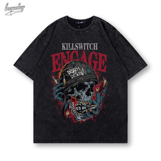 Áo phông BEEYANBUY nam wash áo thun hiphop boy phố cổ tròn  unisex ulzzang 100% cotton-Y0820