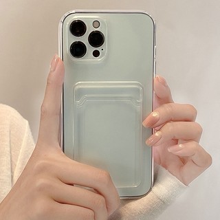 Ốp điện thoại đựng thẻ trong suốt cho Redmi Note 13/ Note 13 Pro Plus 5G