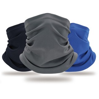 Unisex Thoáng Khí Khăn Làm Mát Lưới Vải Nửa Mặt nạ Chống Bụi Chống Tia UV Mặt nạ Khăn Tay