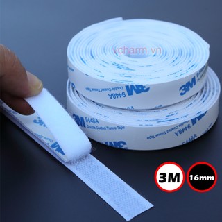 16mm chiều rộng mạnh mẽ tự dính velcro băng diy nhà sống móc và vòng băng 3 mét / cuộn