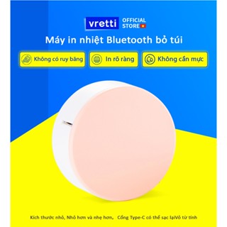 Máy In Nhãn mini Vetti hp3 Kết Nối bluetooth Không Dây Có Vòi Tiện Dụng