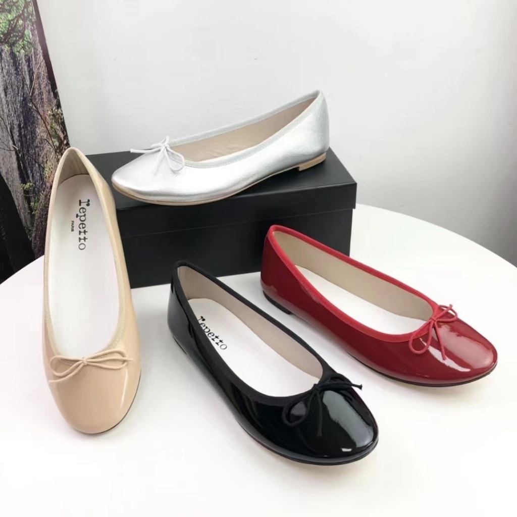 Repetto Giày Búp Bê Da Thời Trang Xinh Xắn Dành Cho Nữ