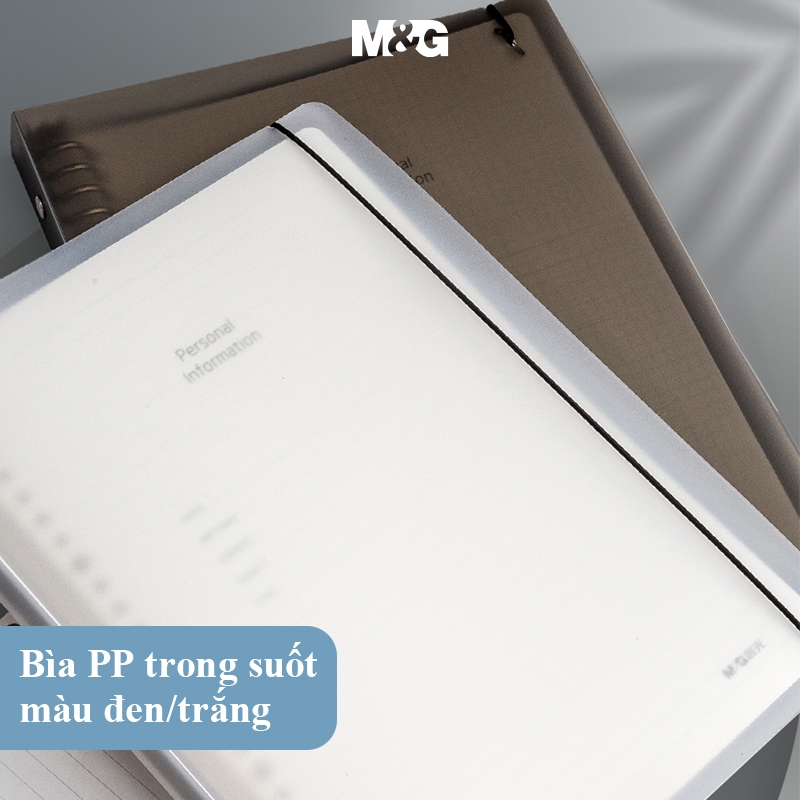 M&G sổ tay sổ còng vở kẻ ngang giấy refill máy tính xách tay A4 A5 B5 Máy tính xách tay lá rời