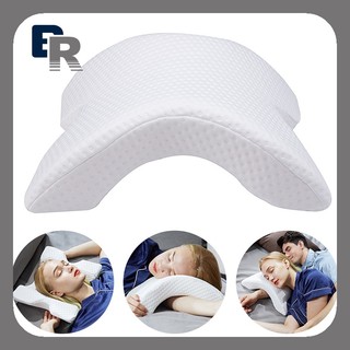 Gối Kê Cổ & Cánh Tay Chết Bằng Memory Foam Đàn Hồi Chậm Dạng Cong Chống Áp Lực