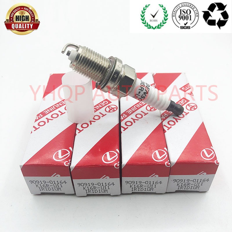 4 Bugi Iridium cho Toyota Corolla Altis 2000-2007 Vios Yaris 90919-01164