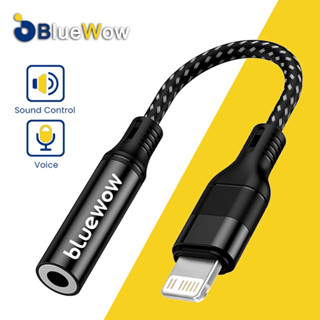 Bluewow 3,5 mm Tai nghe Âm thanh Aux Jack Adapter Cáp cho iP 11 pro max Tai nghe 3.5mm Bộ chia âm thanh cho iP 13 12 11 X XR 8 7