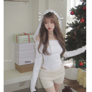 TIANLEYU áo phông áo thun nữ croptop baby tee xu hướng Vintage INS Cute WTX2420DK3 9Z240228