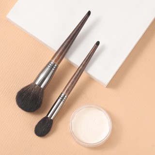 【OVW】 2 Chiếc Bàn Chải Phấn Tròn Tóc Dê XQ0205