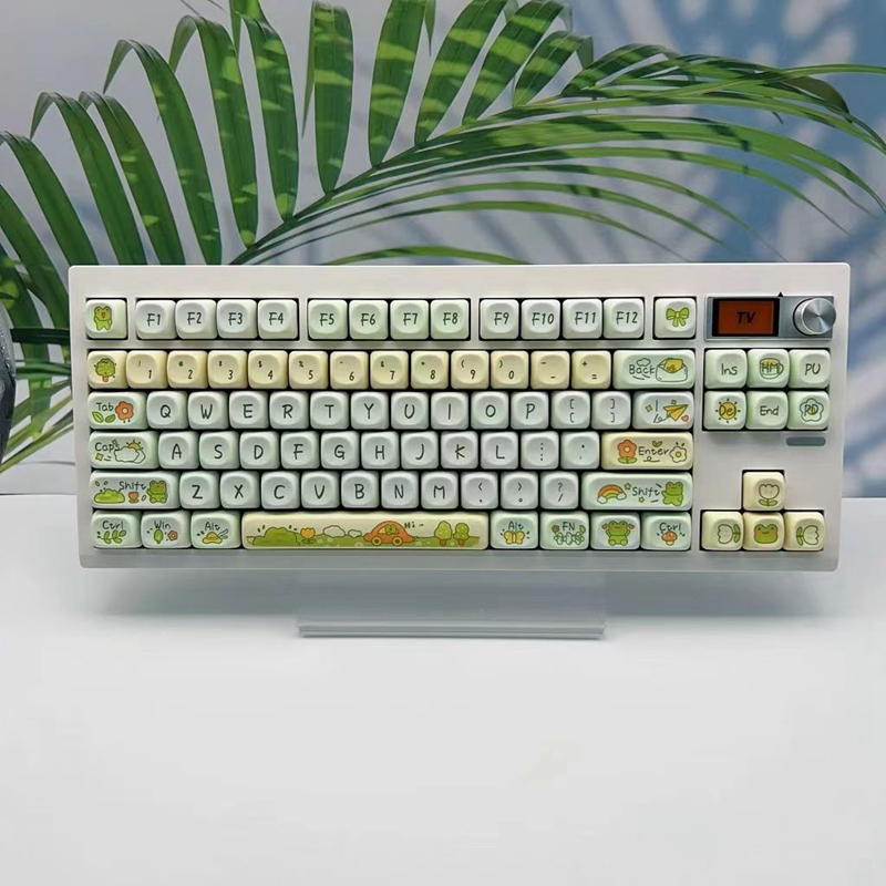 [Chỉ Keycap] Little Frog Keycap 138 phím MOA Profile PBT thăng hoa cho bàn phím cơ Cherry MX Switch 