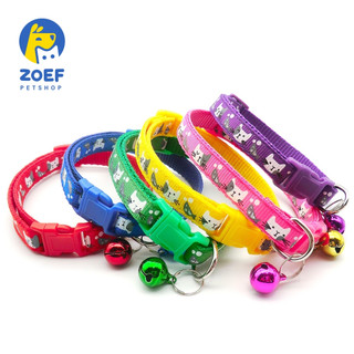 Zoef vòng đeo cổ gắn chuông kiểu hoạt hình đáng yêu cho thú cưng hzmps0101