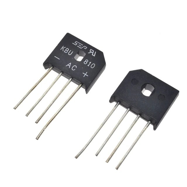 5 CÁI KBU810 KBU1010 KBU1510 Diode chỉnh lưu cầu Fullwave