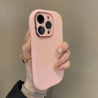 Ốp điện thoại ống kính mạ màu kẹo dễ thương cho Iphone 15 14 13 Pro Max 11 12 Pro Max silicon