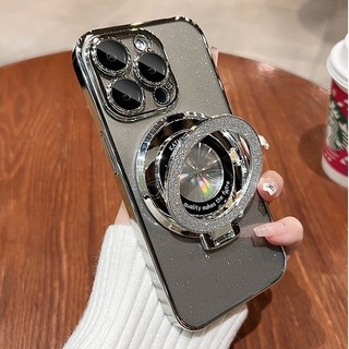 Ốp điện thoại từ tính lấp lánh cho Iphone 15 14 13 12 11 Pro Max Cover